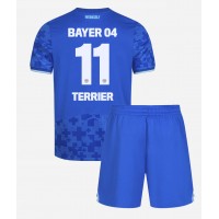 Stroje piłkarskie Bayer Leverkusen Martin Terrier #11 Koszulka Trzeciej dla dzieci 2025-26 Krótki Rękaw (+ szorty)
